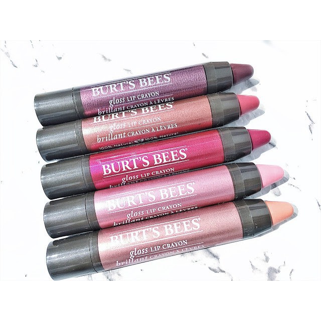 Son dưỡng bóng thiên nhiên không chì BURT'S BEES GLOSS LIP CRAYON