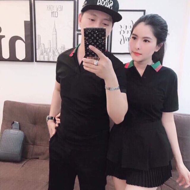 Áo thun cặp có cổ S