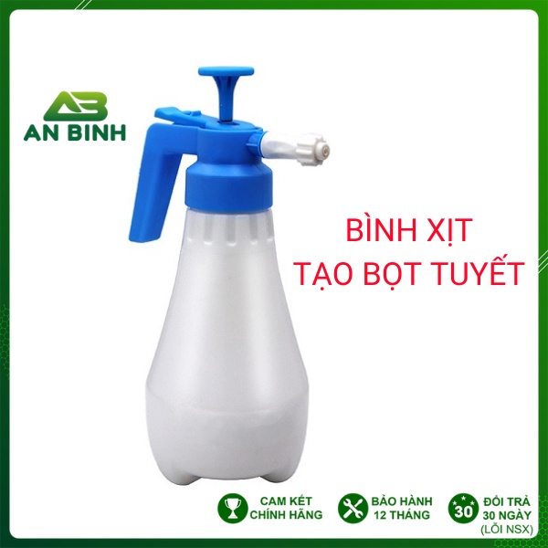 Bình Xịt Tạo Bọt Tuyết Rửa Xe Ô Tô, Xe Máy, Rửa Đa Năng Dung Tích 1.8 lít