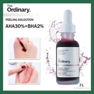 Peel da sinh học the ordinary aha 30% + bha 2% peeling solution 30ml