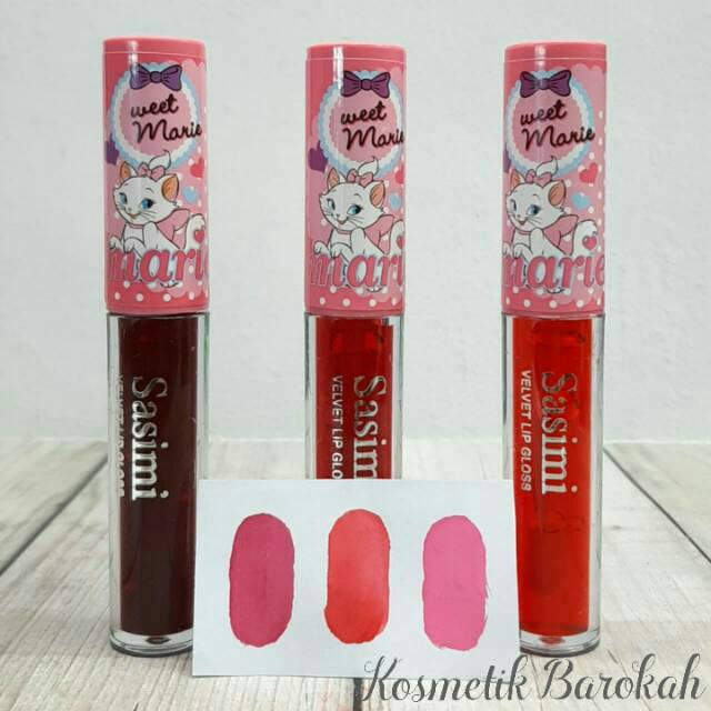(hàng Mới Về) Bộ 3 Son Tint Sasimi Weet Marie No.s-1923