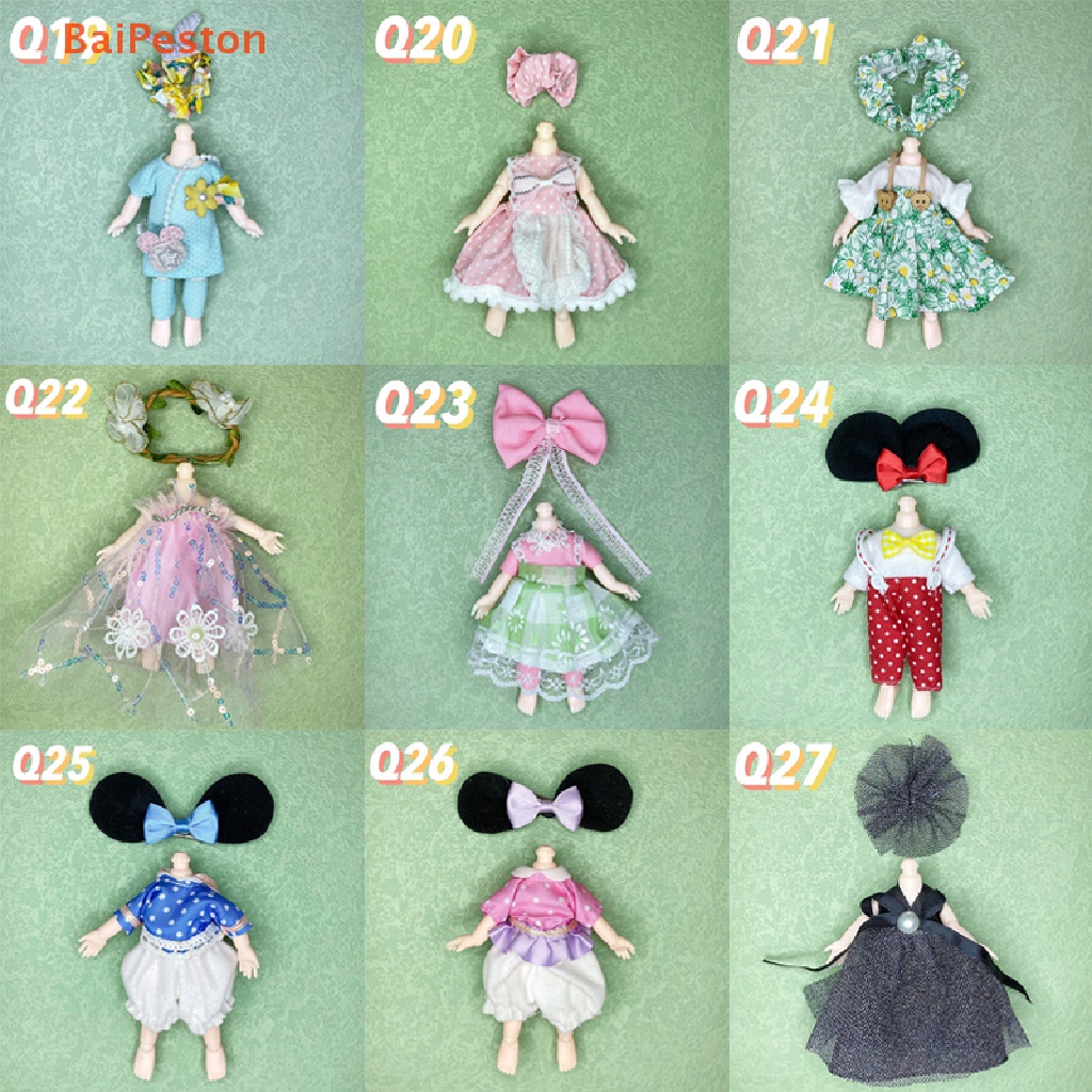 Đầm Thời Trang Cho Búp Bê 16cm Tỉ Lệ 1 / 8