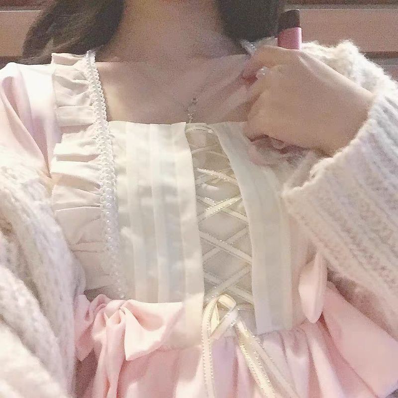 Váy lolita tiểu thư cá ảnh thật