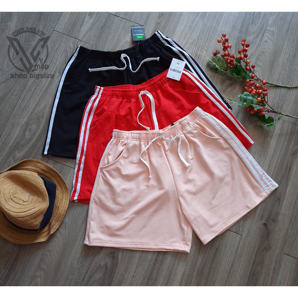 Quần 3 sọc UNISEX bigsize 65-100kg
