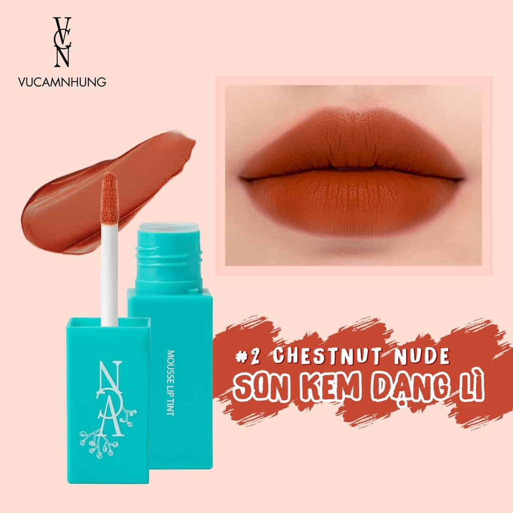 Son Kem Dạng Lì VCN Mousse Lip Tint 5g [Date 10/2022]