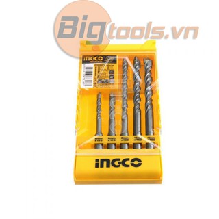 Bộ mũi khoan bê tông đuôi gài 5 chi tiết INGCO AKD2052