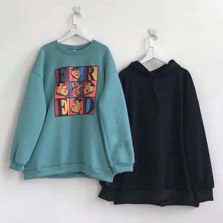 Áo Sweater FRED Nỉ Bông Unisex (3 màu)