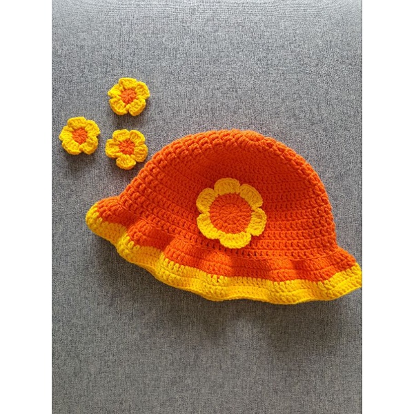 🌻🌻Set bikini hoa hướng dương  cho bé all size - BIKINI LEN HANDMADE CHO BÉ🌻🌻