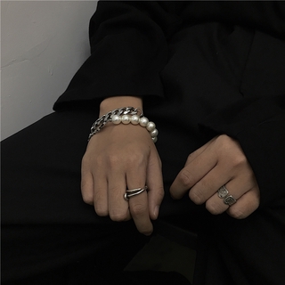  Vòng Tay Thiết Kế Chuỗi Ngọc Trai Cá Tính Sang Trọng Dành Cho Nam Và Nữ