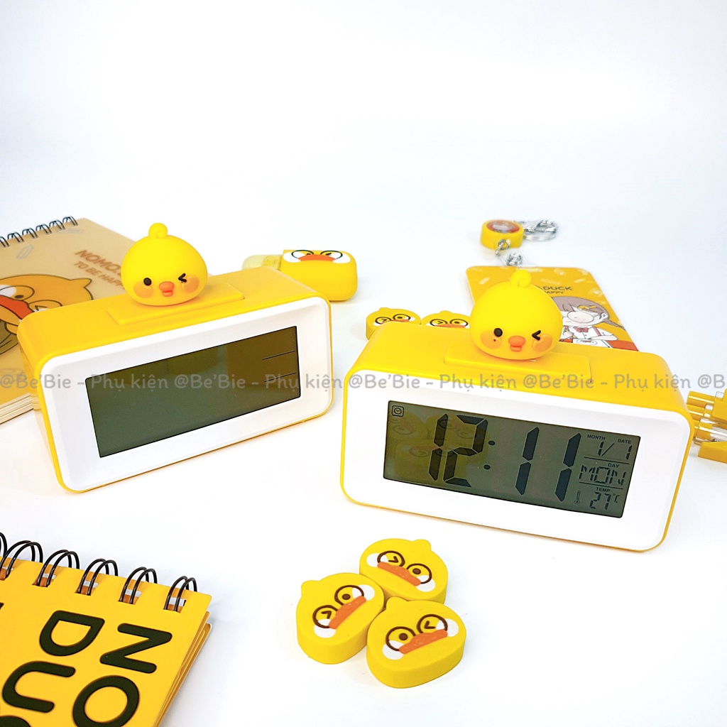 Đông hồ báo thức điện thử vịt cute, Đồng hồ Led Nomo Duck BeBie - BP501