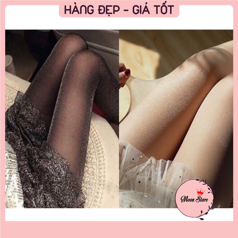 Quần tất nữ ánh nhũ lấp lánh sang chảnh, siêu mỏng siêu trong xuất Nhật hottrend 2021