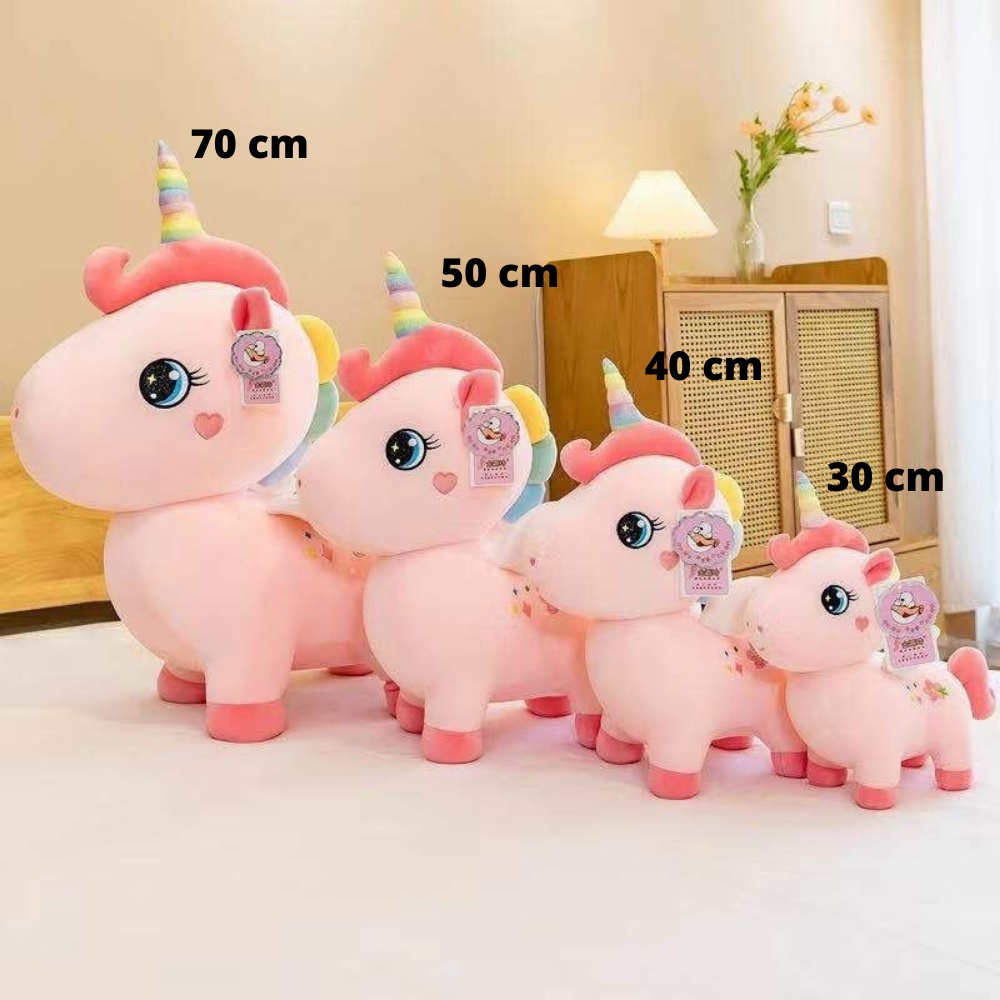 Gấu Bông Kì Lân Hoa Đứng - Ngựa Unicorn Gấu Bông Hama