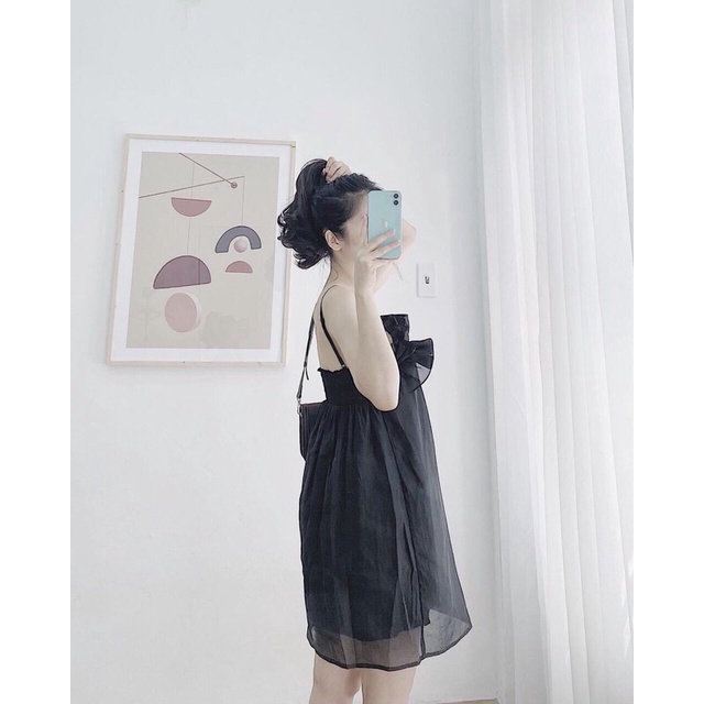 Váy hai dây bèo ngực siêu đẹp