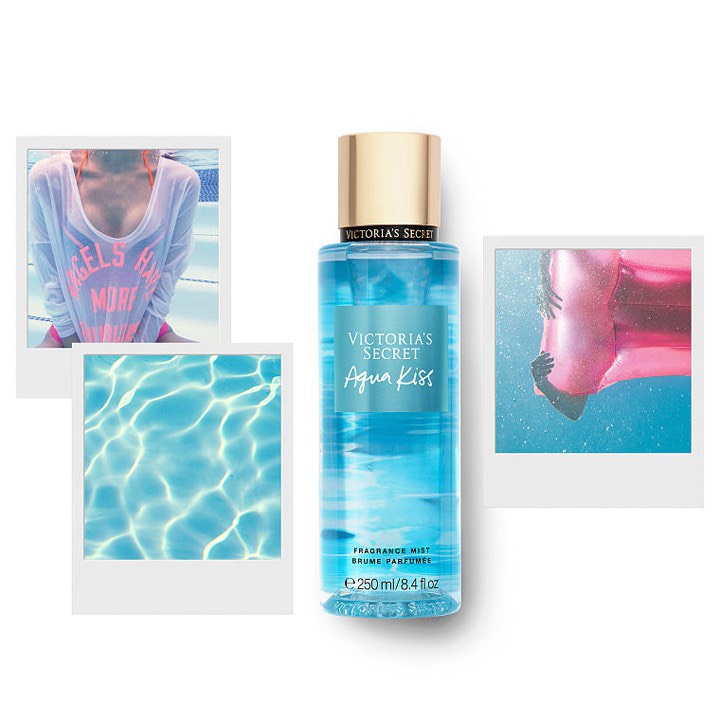 Xịt thơm hương nước hoa toàn thân body mist Victoria Secret Aqua Kiss 30ml