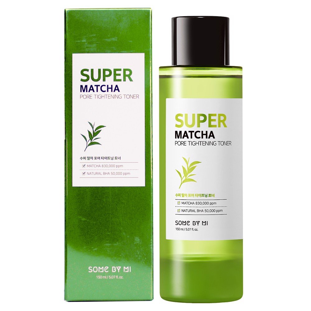 Nước Hoa Hồng Se Khít Lỗ Chân Lông Some By Mi Super Matcha Pore Tightening Toner 150ml