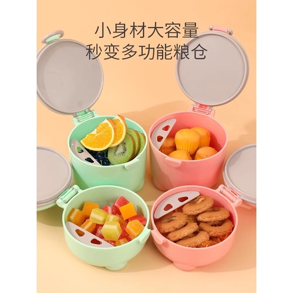 Hộp Đựng Sữa Bột Tiện Dụng Cho Bé Khi Đi Chơi, Đi Du Lịch Cùng Gia Đình Cam Homeware