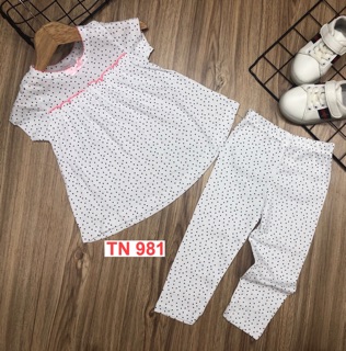 Bộ ngắn tay bé gái (combo 2 bộ)