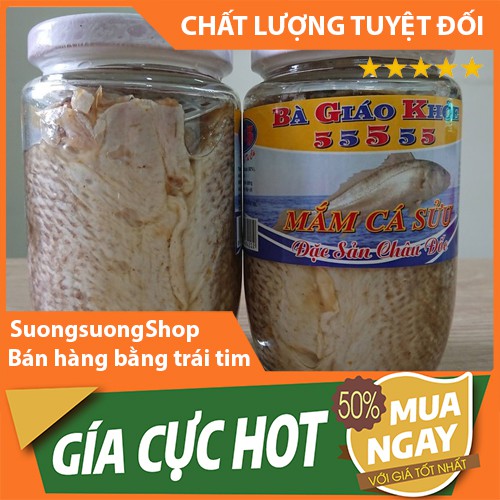 Mắm cá sửu Bà giáo khỏe 55555 500Gr 100% Organic Hương vị tuyệt vời Sương Sương shop