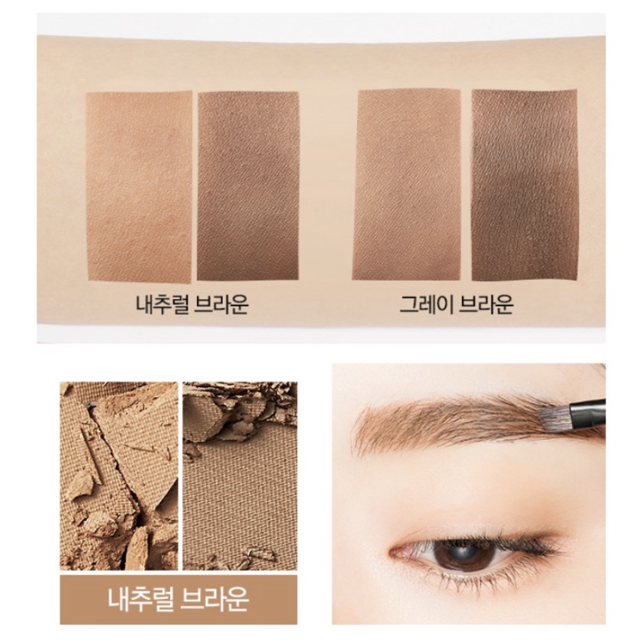 Bột Kẻ Chân Mày Hai Màu Missha Twin Brow Kit 4.4g