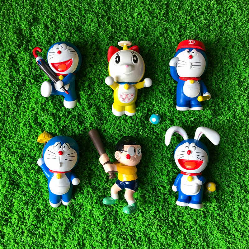 Set 6 Mô Hình Doraemon Mini Dễ Thương