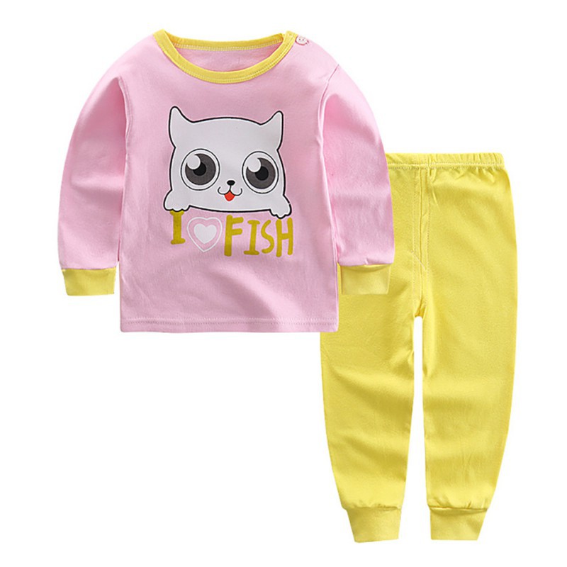 Set đồ ngủ hoạt hình xinh xắn dành cho bé