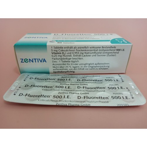 Vitamin D-Fluortten 500 I.E