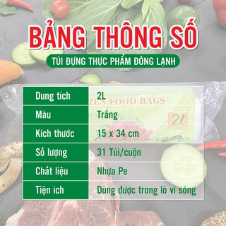 Túi đựng thực phẩm đông lạnh Vipaco