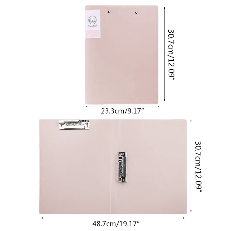 Bìa Đựng Tài Liệu Khổ A4 Bằng Nhựa PP Mặt Nhám Chống Thấm Nước Tiện Dụng Cho Học Sinh / Văn Phòng