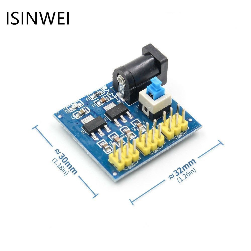 Mô-đun chuyển đổi điện áp đầu ra Dc 12v 3.3v 3.3v 5v 12v 5v