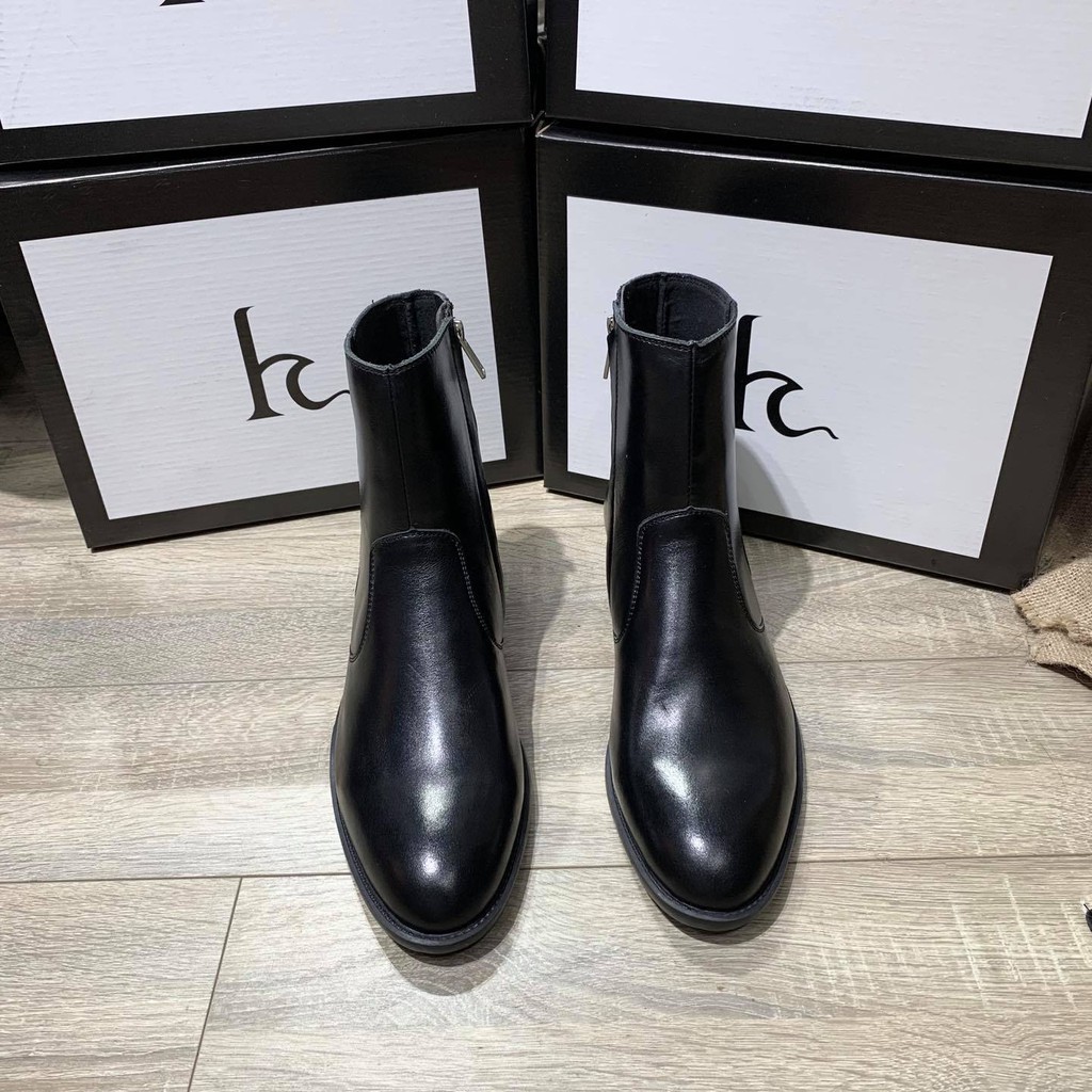 (ẢNH THẬT) ZIP BOOTS KÉO KHÓA DA BÒ - BẢO HÀNH 12 THÁNG | BigBuy360 - bigbuy360.vn