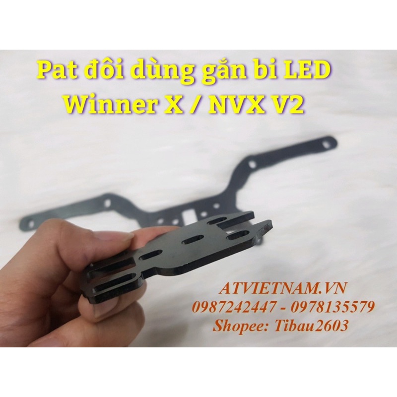 Pat Đôi dùng gắn bi Led Cho Winner X và NVX