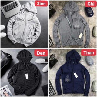 Freeship) ÁO CHỐNG NẮNG NAM ĐEN, XÁM, THAN, GHI 2020 , Chất Vải Kim Cương Siêu Mát  ྇
