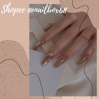 Nailbox - Móng úp thiết kế - Thạch NUDE nhẹ nhàng đơn giản