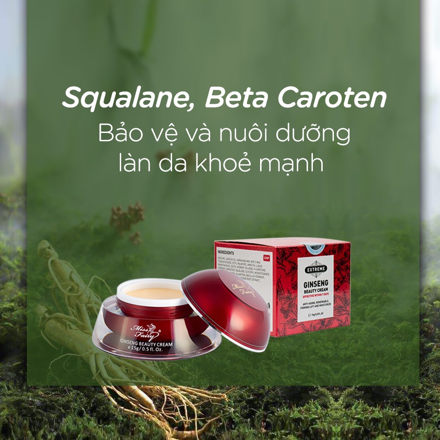 Kem dưỡng da ngừa lão hóa tinh chất Nhân sâm Miss Fairy