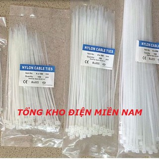 Dây rút nhựa 10cm ,15cm, 20cm, 25cm, 30cm (~ 70-80 sợi/bịch)