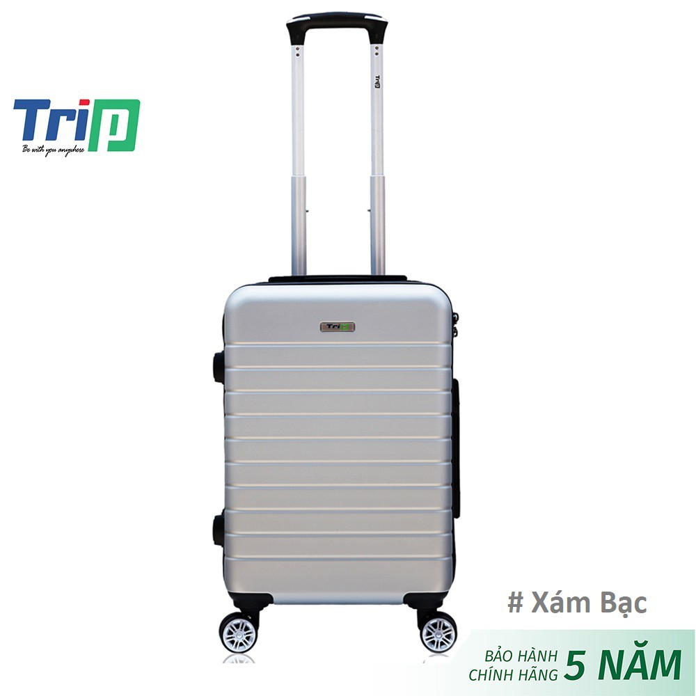 [Mã LT150 giảm 150k đơn 699k] Vali nhựa TRIP PC911 Size 20inch xách tay lên máy bay bảo hành 5 năm chinh hãng