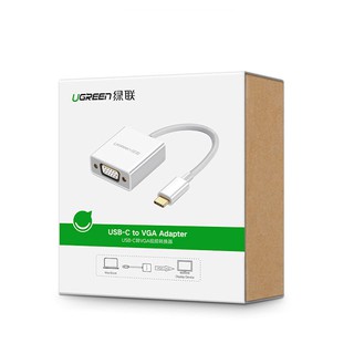 Bộ chuyển đổi USB-C sang VGA dài 10CM UGREEN CM140