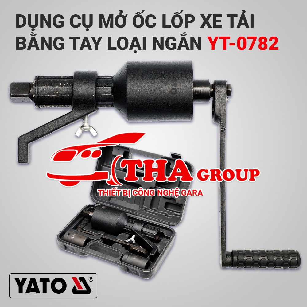 Dụng cụ mở ốc lốp xe tải bằng tay loại ngắn Yato YT-0782