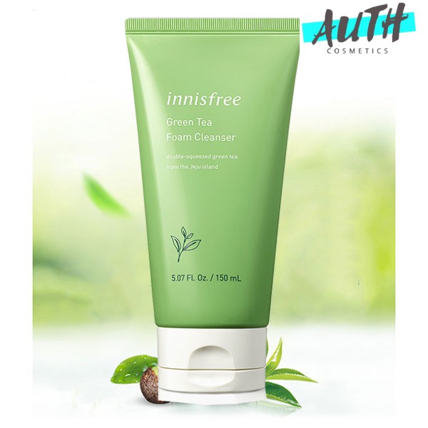 Sữa rửa mặt sạch sâu Innisfree trà xanh cleansing foam 150ml Auth Hàn Quốc