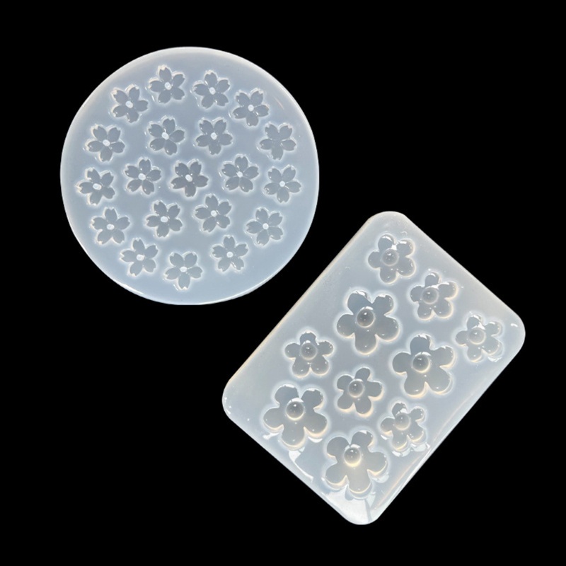 Khuôn Silicone Hình Bông Hoa Nhỏ Làm Trang Sức Thủ Công
