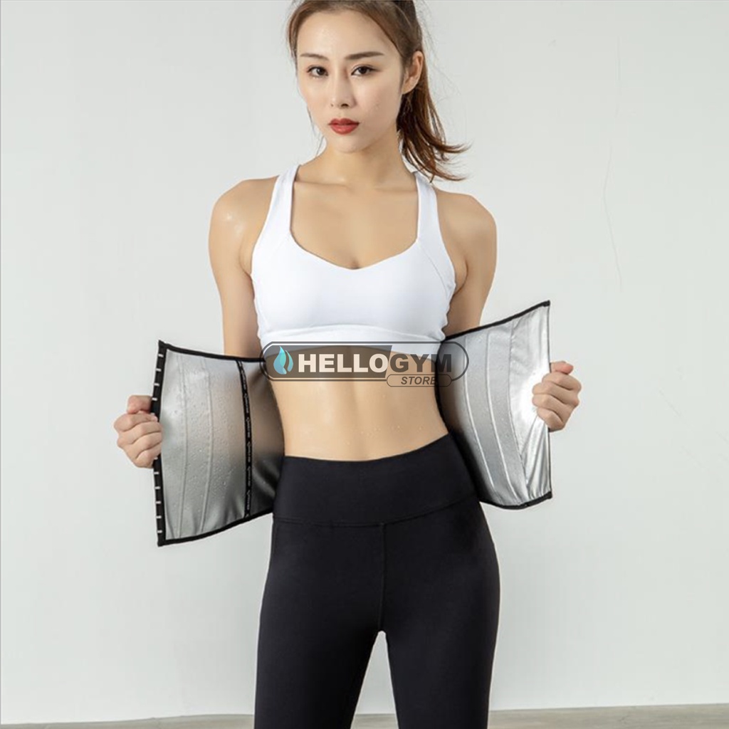 Đai Nịt Bụng Định Hình HelloGym Siêu Đốt Mỡ, Sinh Nhiệt Đốt Cháy Mỡ Thừa, Tạo Dáng Thon Gọn, Tập Gym,Yoga