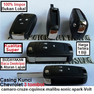 Vỏ Bảo Vệ Chìa Khóa Xe Hơi Chevrolet 3 T Camaro Cruze Equinox Malibu Sonic Spark Volk Ốp