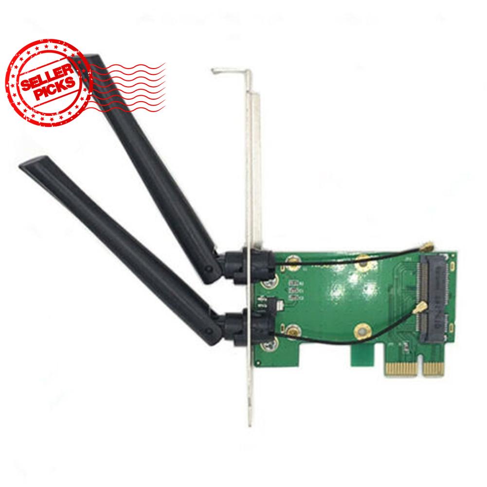 Thẻ chuyển đổi mạng không dây Mini PCIE 1X anten O9M8 + 2 L7A9 đa năng chuyên dụng