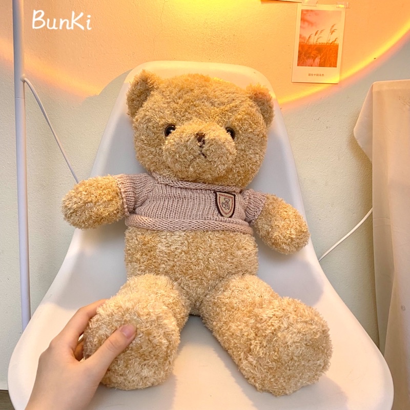 GẤU BÔNG BOBBY BROWN 60CM CAO CẤP BUNKI