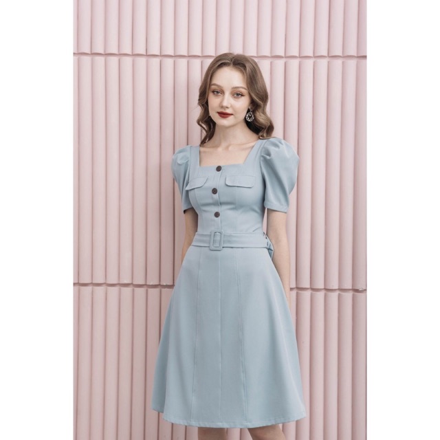 Đầm dáng xoè túi ngực Zym’s house newtag size L