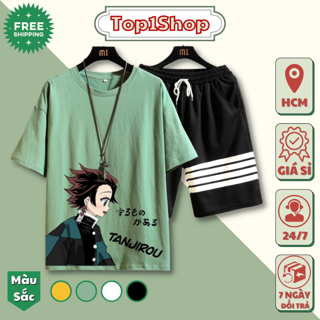 Đồ bộ nam TANJIROU MẪU MỚI Set bộ thể thao nam nữ THỜI TRANG ĐỘC LẠ -PHỐI SỌC cá tính PHONG CÁCH TRẺ TRUNG