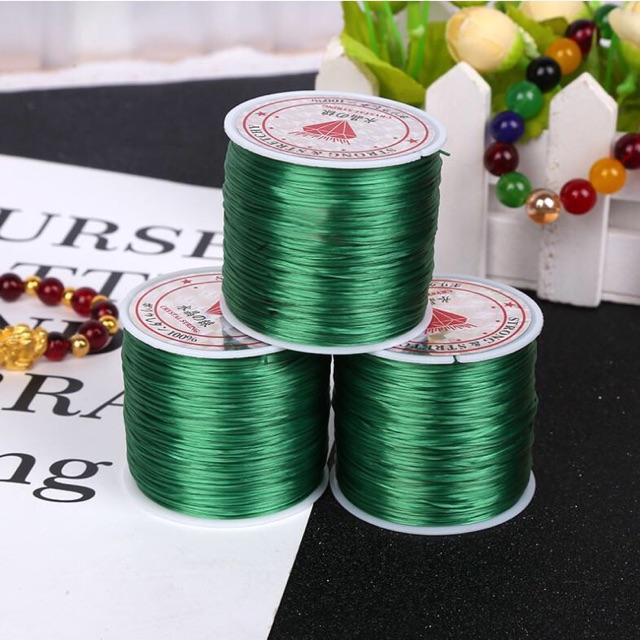 Cuộn Dây Cước Chun Tơ Xâu Vòng 60m