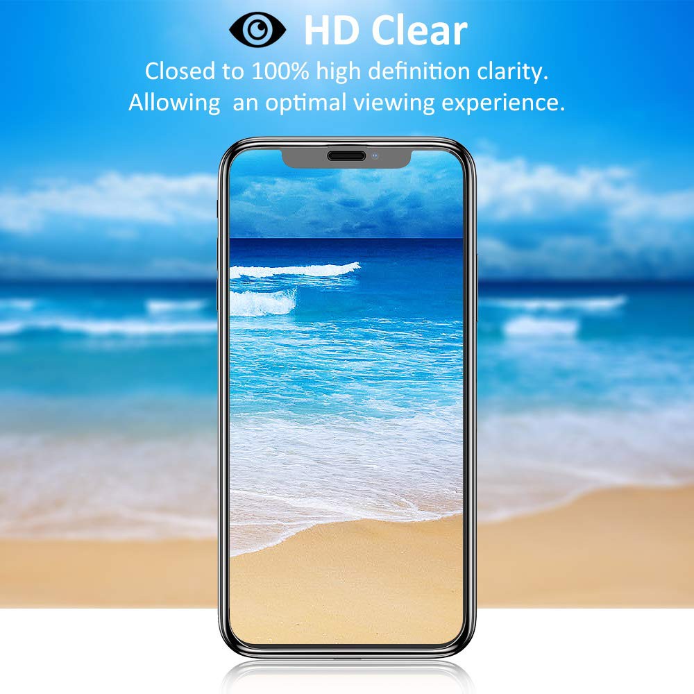 Jansin Kính Cường Lực Full Màn Siêu Bền Cho iPhone 15 15 Pro Max 14 14 Pro Max 13 13 Pro Max