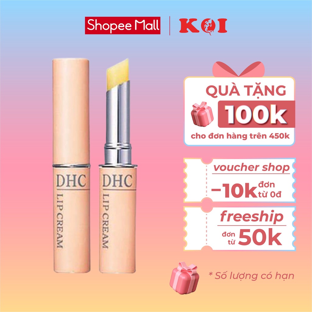 Son dưỡng môi DHC lip Cream 1.5g Nhật Bản mềm môi căng mọng JPKOI