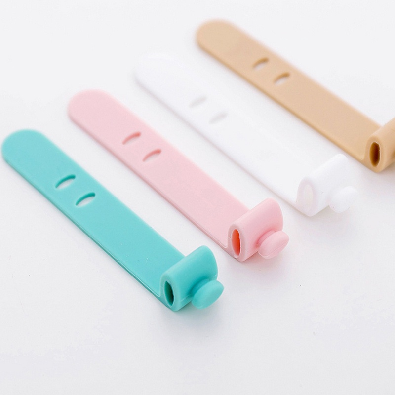 4 Dây Quấn Dây Cáp / Tai Nghe / Dây Cáp Bằng Silicone